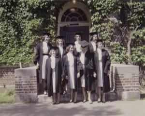 Eight 1961 Graduates Group Photo.