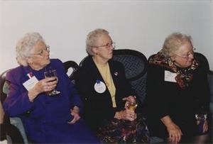 Alumnae at Reception, Autumn Fest 2001.