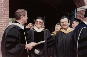 Trustees at Commencement 1990, IV.