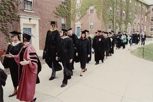 Professors March to Commencement 1990, I.