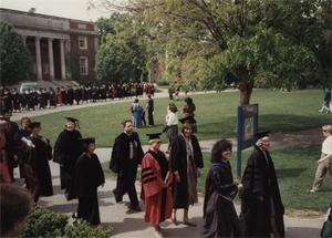 Wheaton College Commencement Procession.