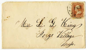 Correspondence by Leander Gage King from Camp Near Falmouth, Virginia, 1863 February