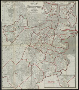 Map of the City of Boston