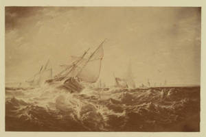 [Print of an Edward Moran painting]