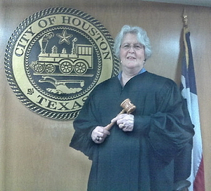 Phyllis Frye in Judge's Robes