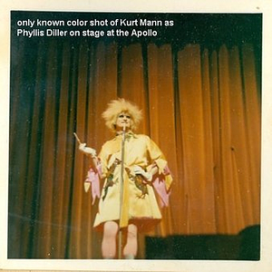 Kurt Mann as Phyllis Diller on Stage