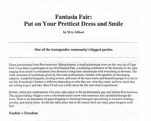 Fantasia Fair: Put on Your Prettiest Dress and Smile