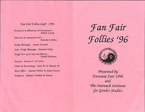 Fan Fair Follies '96 Program