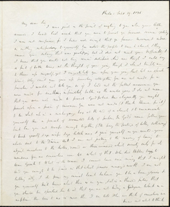 Letter from William Henry Furness to William Ware