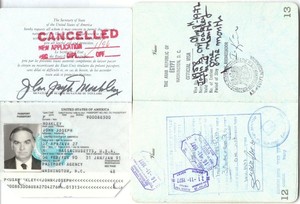 John Joseph Moakley's passport