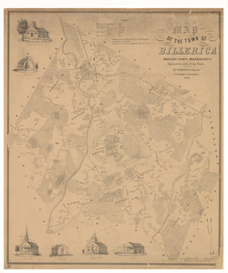 Map of the Town of Billerica, Middlesex County, Massachusetts