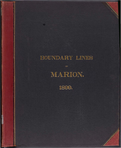 Atlas of the boundaries of the town of Marion, Plymouth County