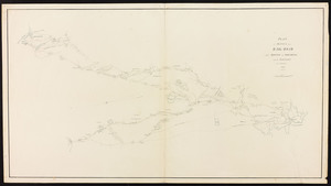 Plan of surveys for a railroad from Boston to Providence and to Taunton