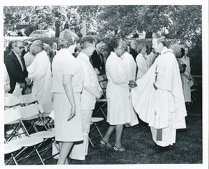 Monan, J. Donald at his 25th anniversary of priesthood