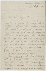 Sarah Tuckerman letter to Mary Hitchcock, 1864 February 29