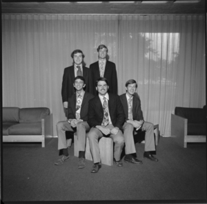 Photographs of Glee Club Quintet, 1972 June 6
