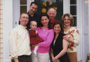 The LaCroix family with our first grandchild