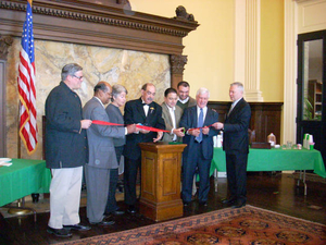 Ribbon cutting