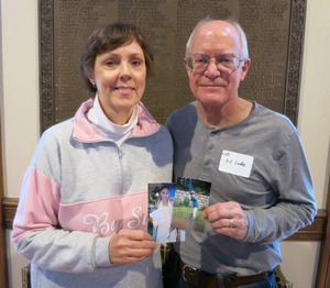 Bill Ludke and Mary Jo Ludke at the Nahant Mass. Memories Road Show