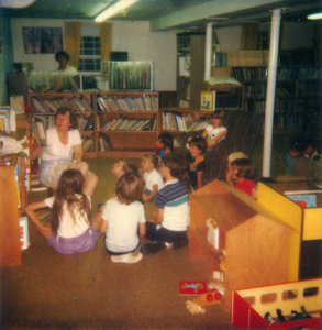 Family storytime at the Eastham Library