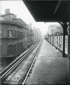 Beach Street station, new girders south bound track