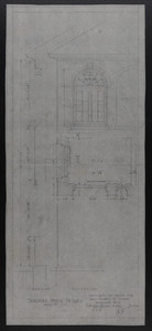 Sleeping Porch Details, Drawings of House for Mrs. Talbot C. Chase, Brookline, Mass., undated