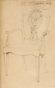 Neoclassical-style Arm Chair