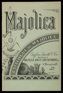 Majolica, catalogue of Majolica, Brooke Weidner, publisher, Phoenixville Majolica, Phoenixville, Pennsylvania