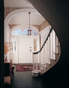 Stair hall, Nickels-Sortwell House, Wiscasset, Maine