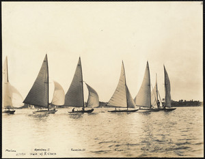 Mariana, Opechee II, Ruweida III, Scapa & Rogue / Start of R race