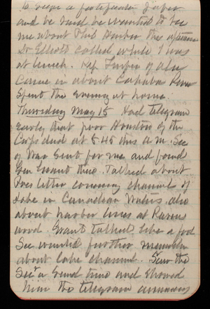 Thomas Lincoln Casey Notebook, May 1893-August 1893, 10, to sign a [illegible] paper