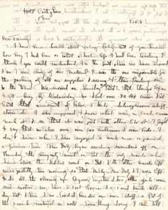 Letter from Eleanor "Nora" Saltonstall to her family, 8 February 1918