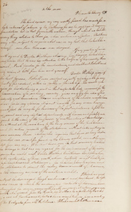 Letter from Mercy Otis Warren to Hannah Winthrop (letterbook copy), February 1775