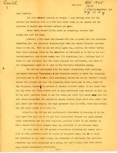 Letter from John McManus to Charles L. Whipple