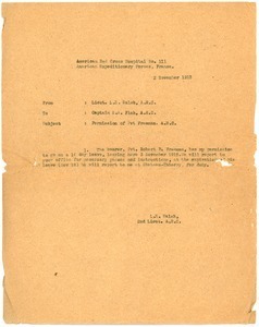 Letter from Lloyd E. Walsh to E. A. Fish