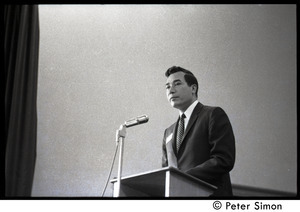 Unidentified speaker at the Martin Luther King memorial service