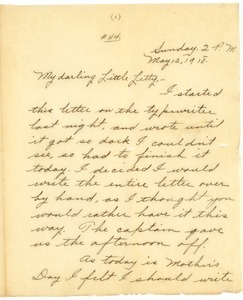 Letter from Frank F. Newth to Letitia Crane