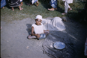 Boy begging in Gokarna