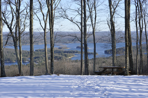 View over the Quabbin Reservoir from New Salem