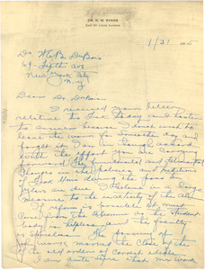 Letter from N. M. Sykes to W. E. B. Du Bois