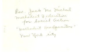 Name and address of Jack McMichael - Digital Commonwealth