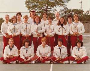 Springfield College Women's Tennis Team Photo, 1980