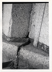 Detail of stonework in Boston Common