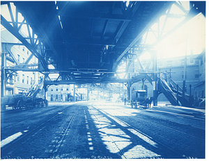 Commercial Street under Hanover Street Station