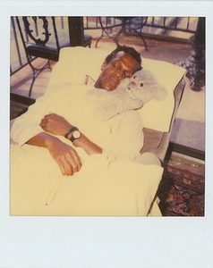 Photographs of Marsha P. Johnson Sleeping with a Teddy Bear