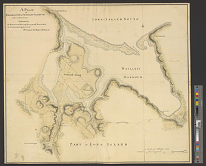 A plan of Brookhaven or Setalket Harbour with its environs