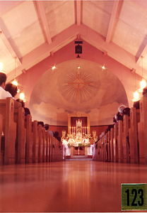 View from floor of Saint Anthony's Church