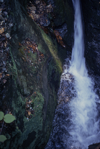 Lower portion of cascade into Diana's Bath pool on South Branch Birch Brook.