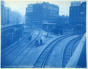 Pleasant Street incline, surface tracks replaced