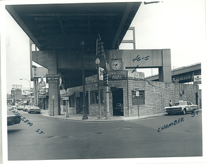 Corner of Chelsea and Chamber Streets in Charlestown, featuring the Morning Glory Café